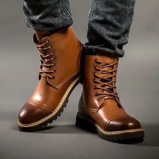 Men Leather Boots