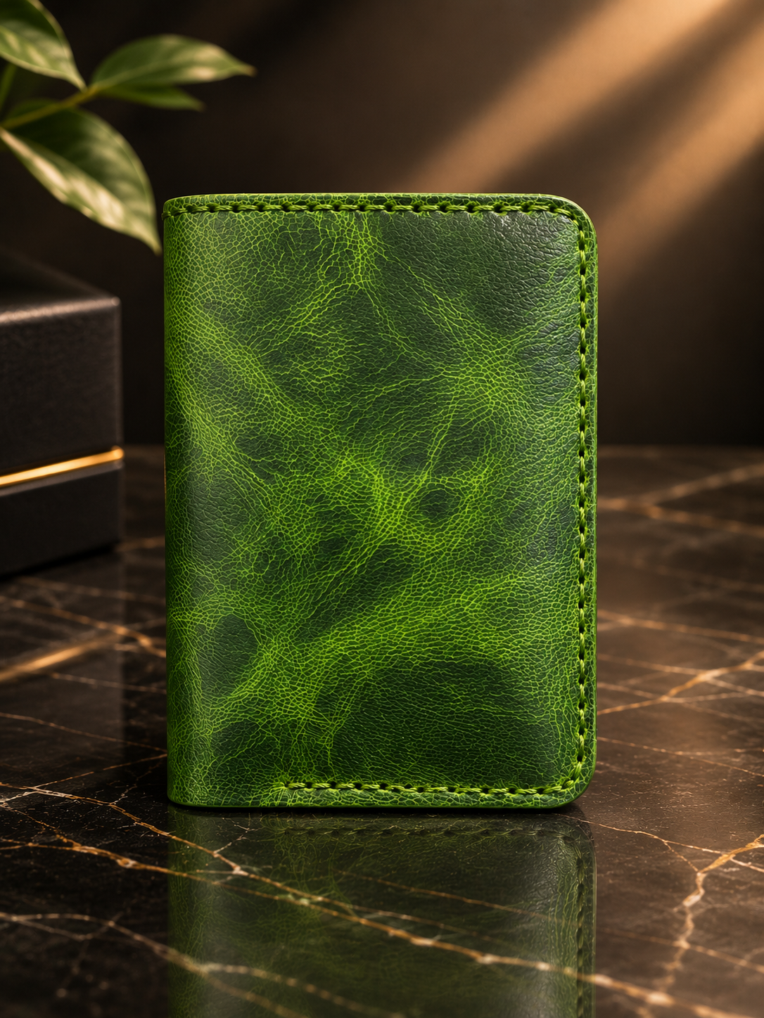 EliteX Emerald Heritage Leather Wallet
