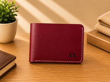 EliteX Dollor Size Italian style leather wallet