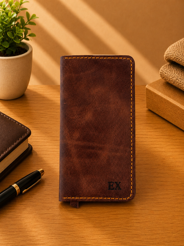 EliteX Premium Leather Book Wallet