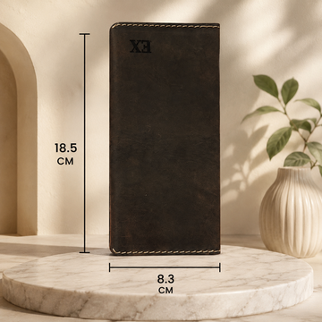 EliteX Vintage Brown Leather Wallet